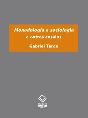 cover image of Monadologia e sociologia e outros ensaios